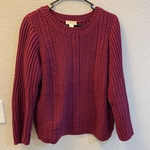 Christopher and Banks maroon sweater